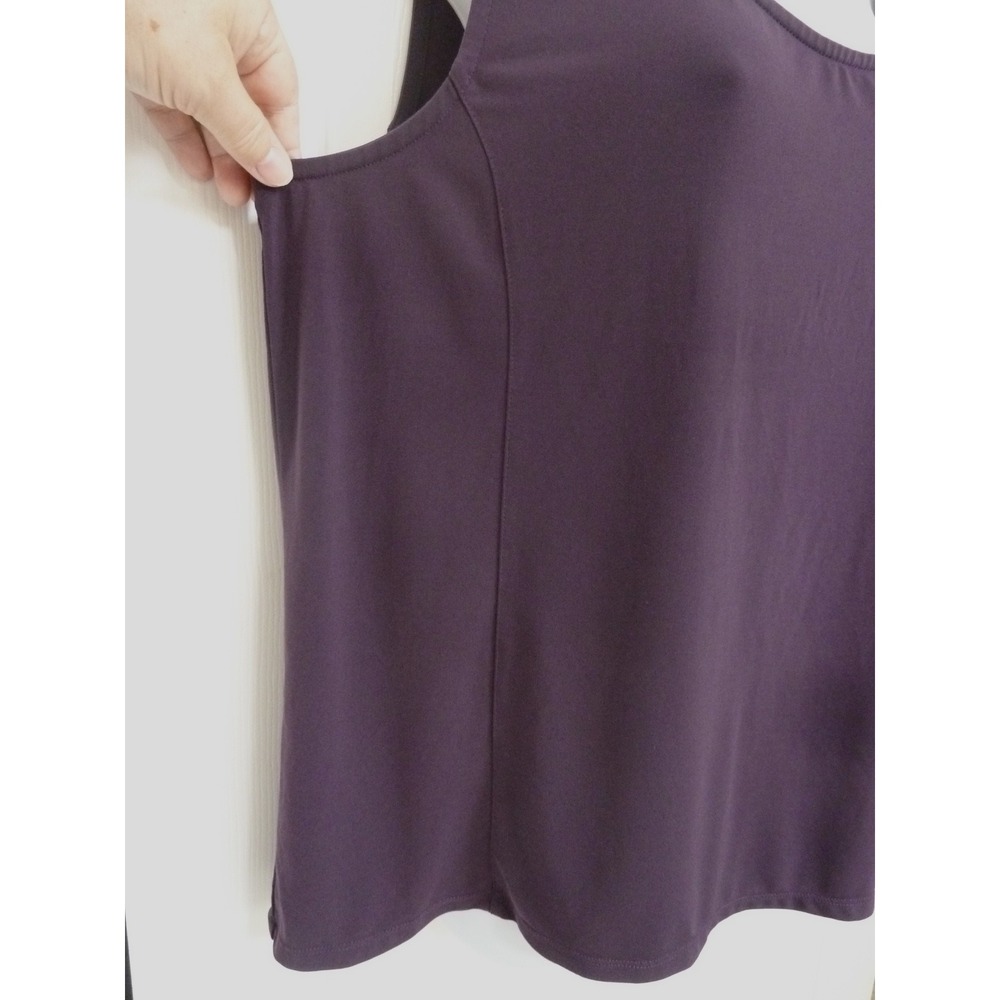 SOFT BY AVENUE Plus Sz 22/24 Layering Tank Top Purple Career Office - Picture 3 of 7